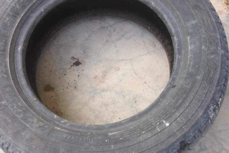 Tayar Terpakai Sebagai Tempat Tanaman