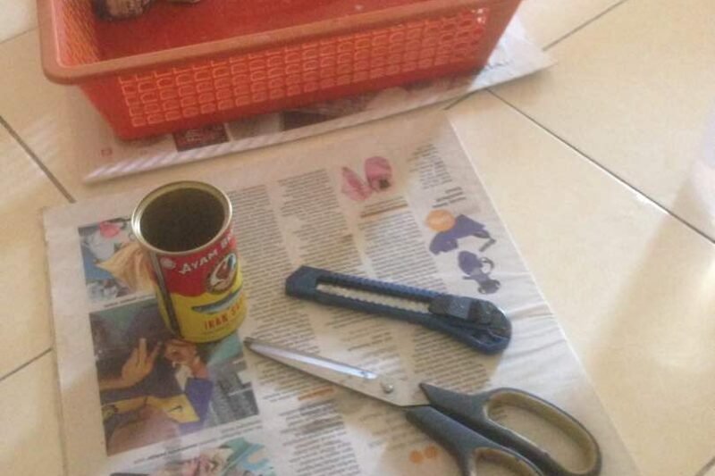 DIY : Pot Semaian Dari Suratkhabar